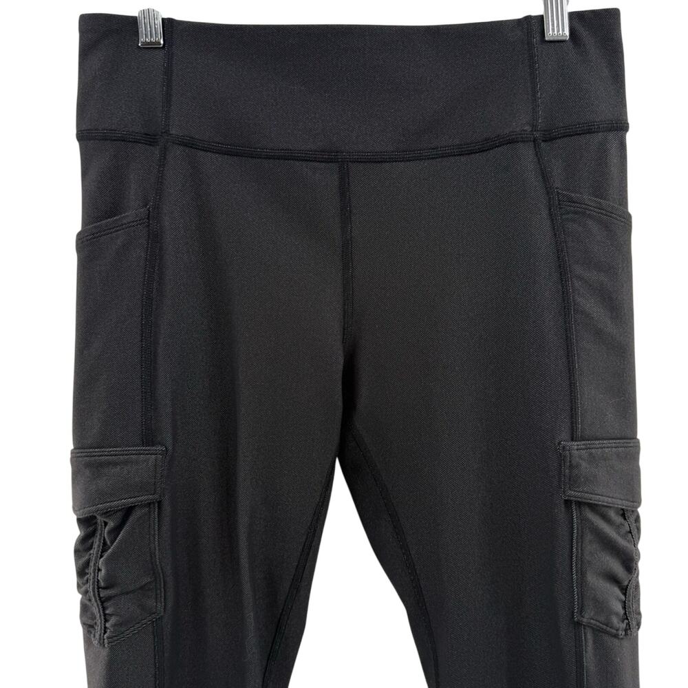 Lululemon Scenic Route 7/8 Activewear Pocket Leggings 25" Black Size 10 - Picture 4 of 16